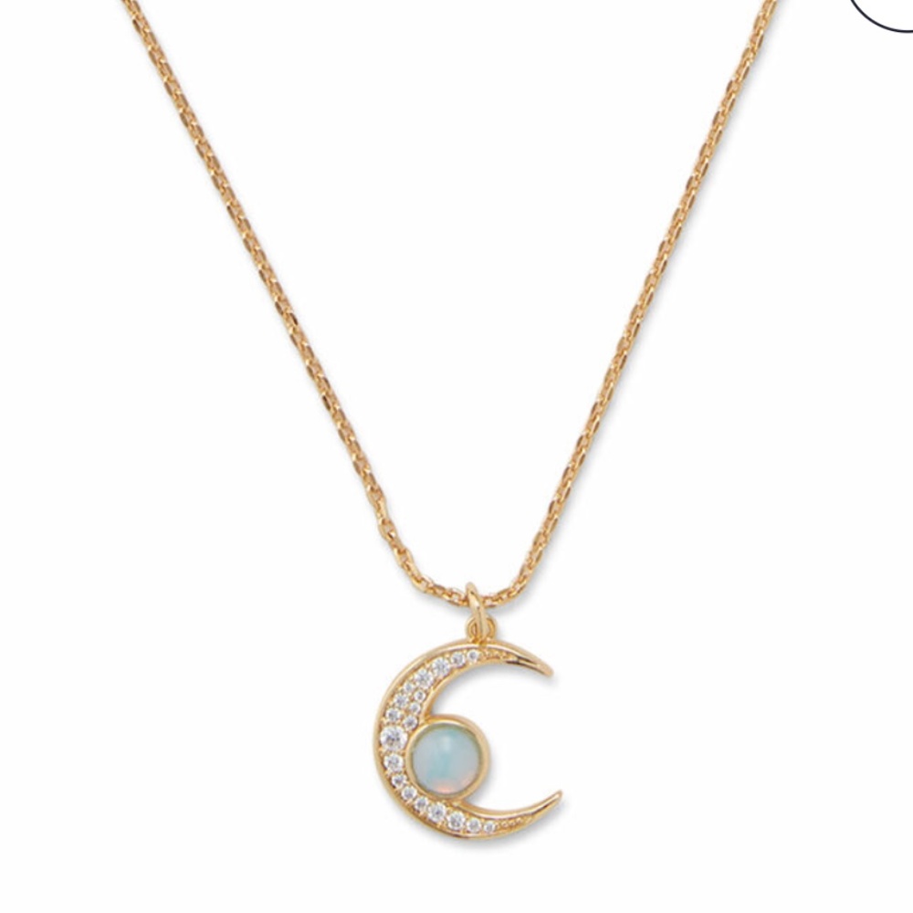 Moon and Circle necklace